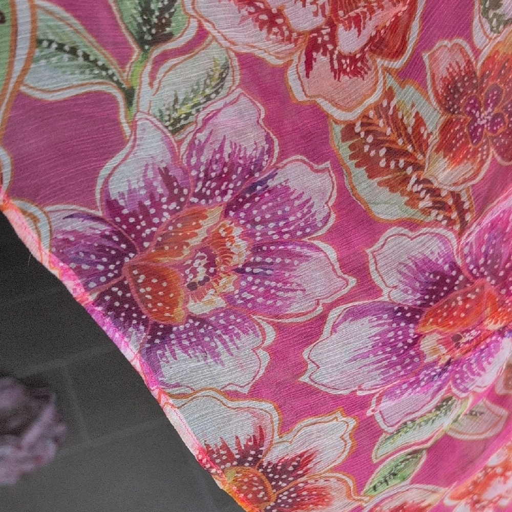 Johnny Was Jade Loren 100% Silk Maxi Dress - Picture 10 of 10